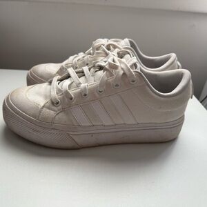 White Adidas Tennis Shoes